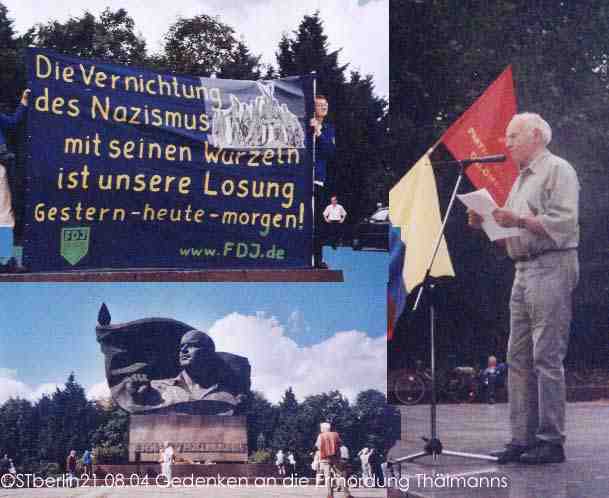 Thälmann Ehrung 21.08.04